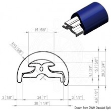 PVC fender profile RADIAL