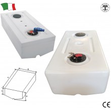 Fuel tank with wedged base 57lt /86 lt