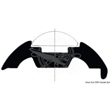 Base for stainless steel fender profile