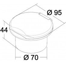 Shower box with mixer
