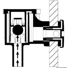 Fuel-lock vent with trap