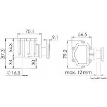 Fuel-lock vent with trap