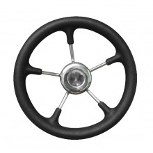 Steering wheel stainless steel D280/320/350mm black