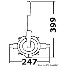 Hand bilge pump Whale Gusher 37l/min