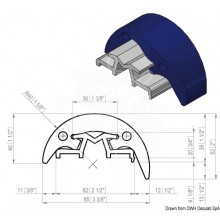 PVC fender profile RADIAL