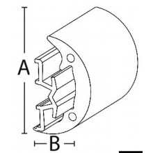 PVC fender profile RADIAL