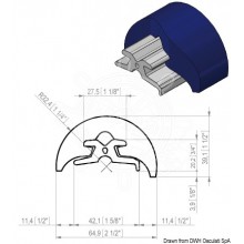 PVC fender profile RADIAL