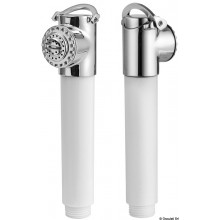 Shower head with push-button
