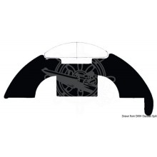 Base for stainless steel fender profile