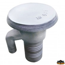 Refuel plug with built-in vent, ф38mm, stainless steel 