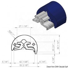 PVC fender profile RADIAL