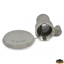 Refuel plug with built-in vent, ф38mm, stainless steel 